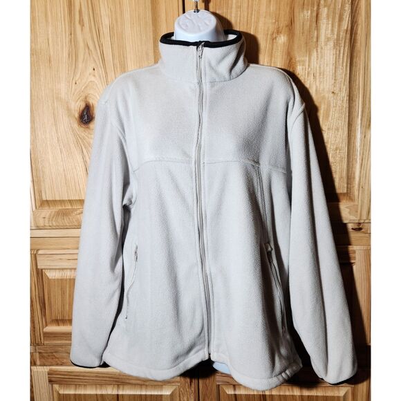 2 Women’s Medium Fleece Tops – 1/4 Zip & Full Zip – Made for Life & Chestnut Hil - Picture 3 of 12